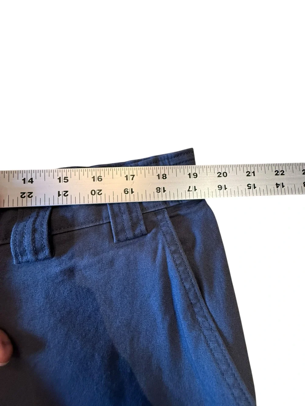 Duluth Trading Co Men's 40 x 10 Blue/Gray Flex Fire Hose Cargo Shorts